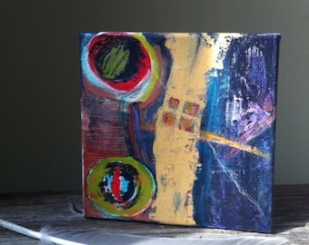 Abstract Acrylic Painting on Canvas, Original Modern Painting, Modern Home Decor Wall Art