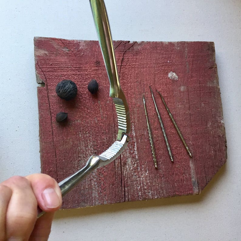 Nut Cracker and Nut Pick Set Vintage Nutcracker Set Mid Etsy