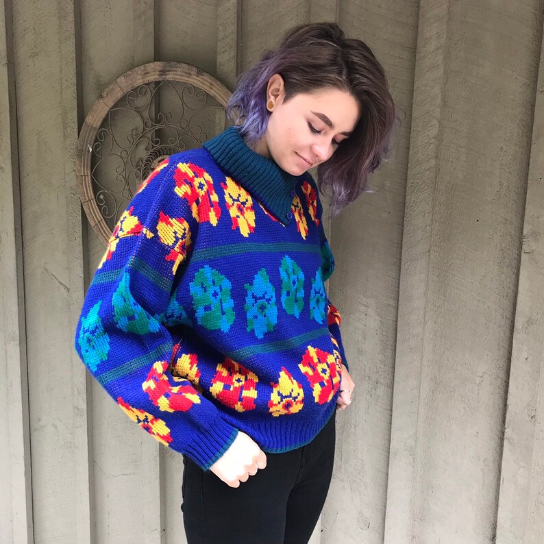 turtleneck button up