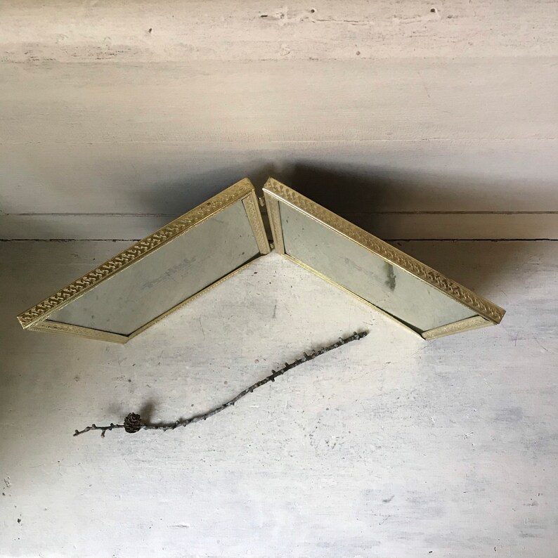 Hinged Solid Brass Picture Frame, Vintage Gold Tone 8 X 10 Photo Frame ...