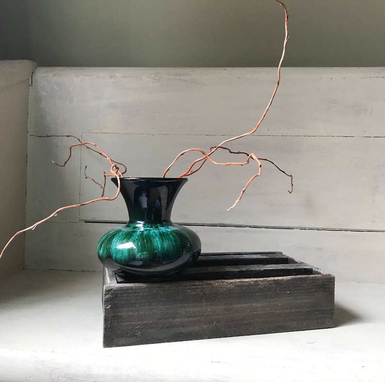 Blue Mountain Pottery Vase Vintage BMP Canada Vase Blue Etsy Canada