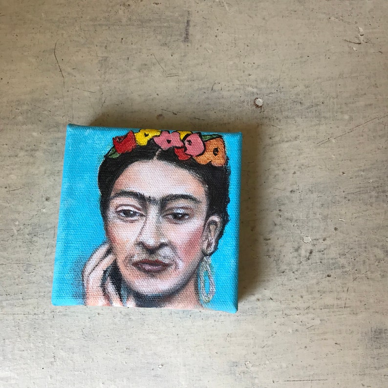 Frida Kahlo Portrait Frida Kahlo Art Mexican Icon Frida | Etsy