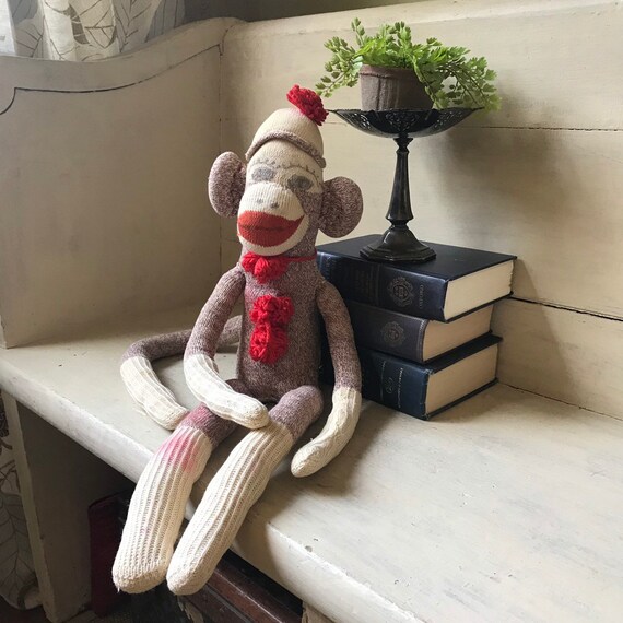 vintage sock monkey