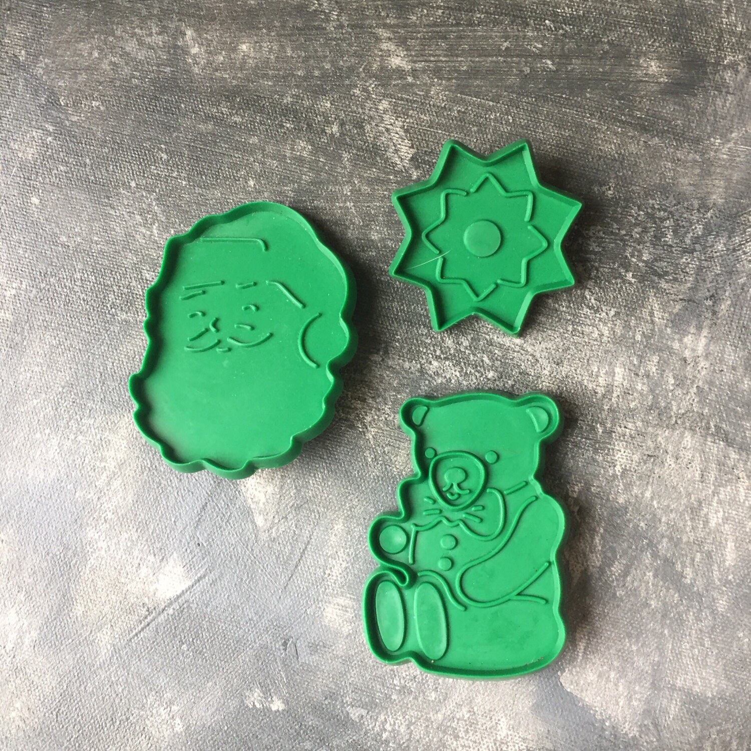 Set of 9 Plastic Cookie Cutters Vintage Christmas Cookie Etsy Canada