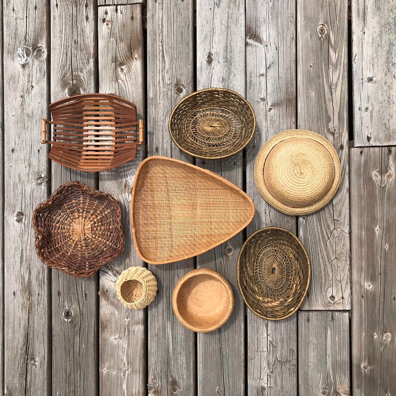 Basket Wall Hangings Wicker Home Decor Basket Wall Decor Instant