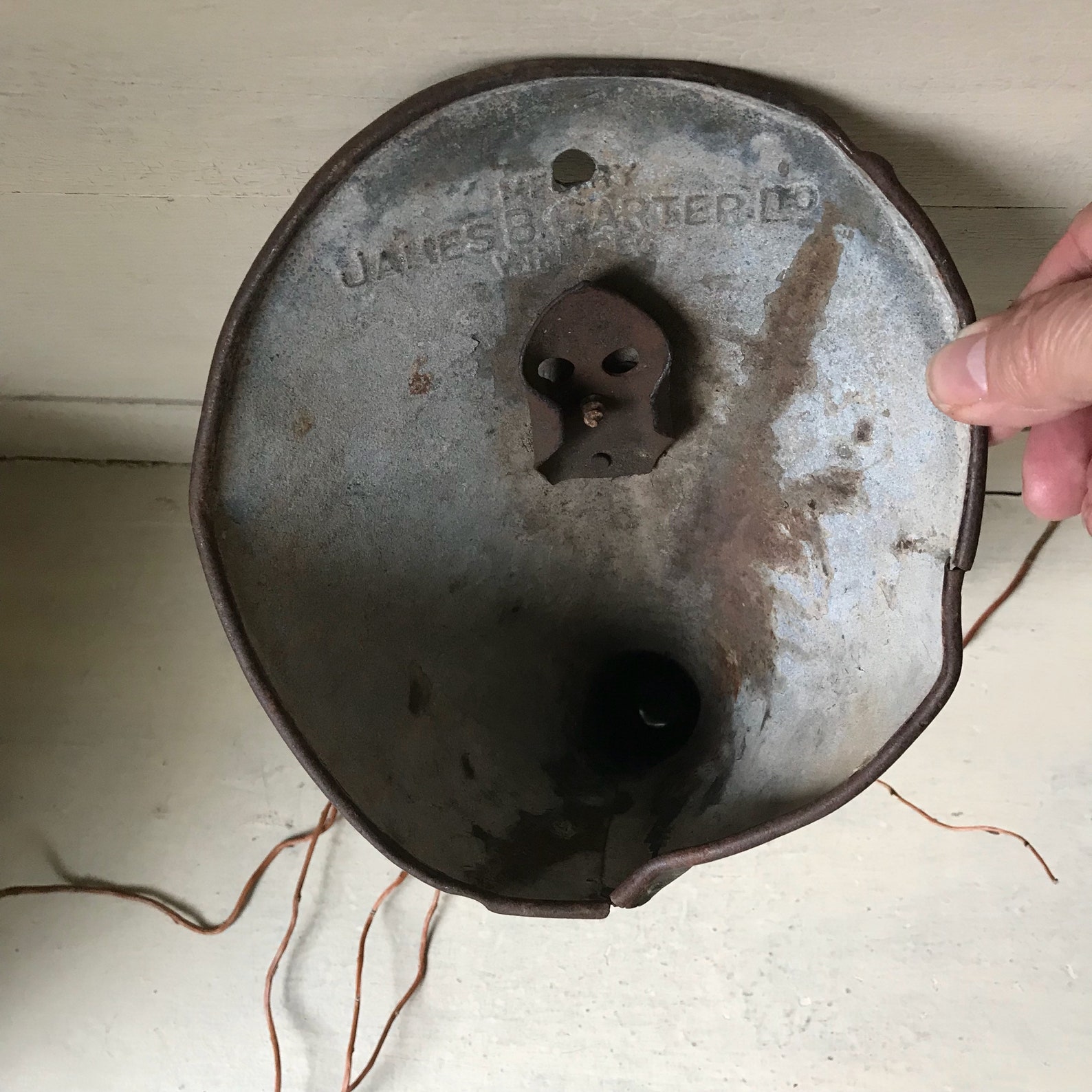 Vintage Oil Funnel Farmhouse Funnel Galvanized Metal Funnel Etsy