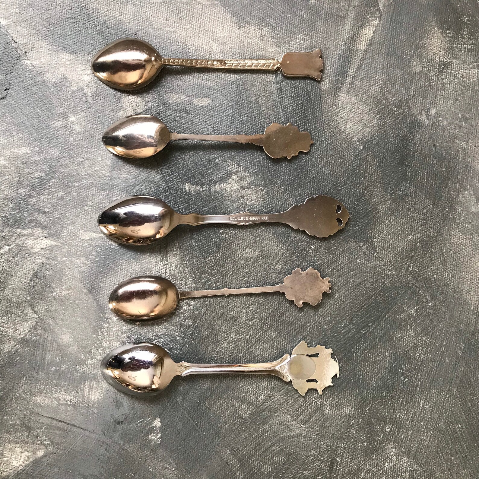 Souvenir Spoons Set of 10 Vintage Collectible Decorative Etsy Canada