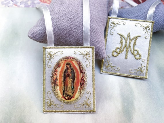 Our Lady of Guadalupe cloth scapular/home decoration.