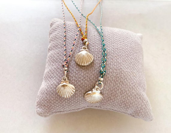 Summer necklace/ St. James' Way Shell/ Sterling silver/girls/CAMINO