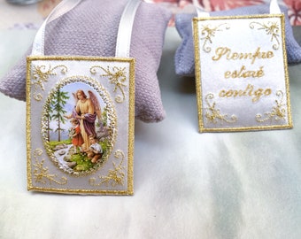 Guardian Angel cloth scapular for the home.
