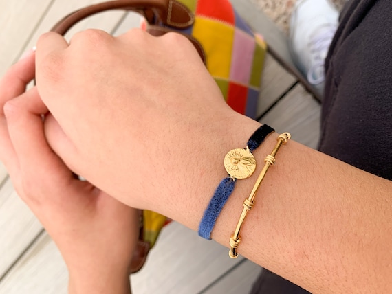 Madrid gift bracelet/Our Lady of the Dove medal/ vermeil/PALOMA