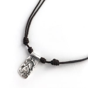 Scapular/ Sterling silver and cord/ First Communion and Confirmation/Boys and girls.