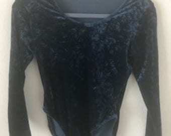 Crushed Blue Velvet Body from France