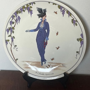 Vintage Villeroy & Boch 10.25-inch Porcelain Dinner Plate from Design 1900 Series