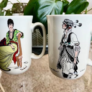 Vintage Set of 2 Villeroy & Boch &quot;Design 1900&quot; Grandmugs