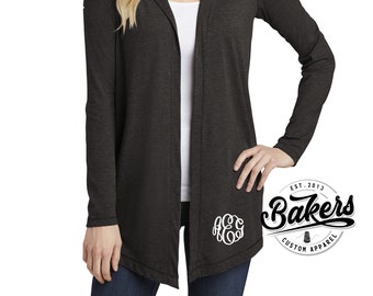 Sweatshirt material cardigan Clearance