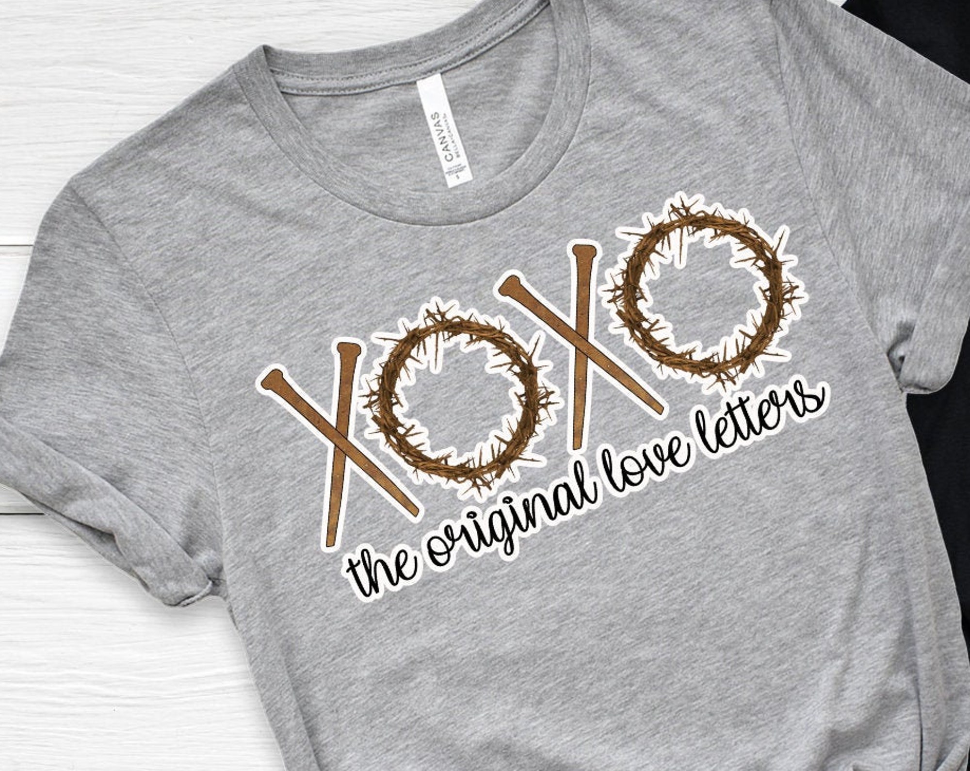 Discover Simple Easter design tri-blend t-shirt