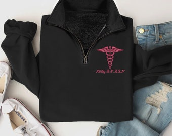 Nurse graduation gift - Pullover for Nurse - Caduceus pullover - Nurse symbol pullover - Graduation gifts for nurses