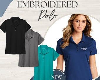 LK587 Port Authority® Ladies Eclipse Stretch Polo - Custom Logo Embroidered Polo for business or personal use