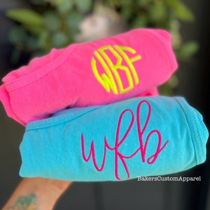 Monogrammed Comfort Color Tank Top