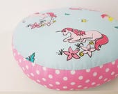 Floor Cushion Seated Pillow 30 cm unicorn Horn Nursery Kindergarten