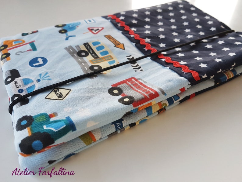 Diaper bag changing bag navy blue Star