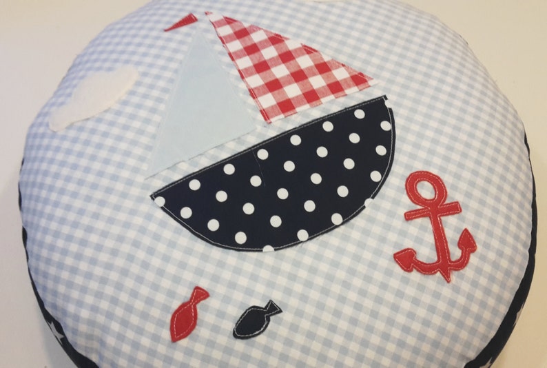 Sweet Bottom cushion seat cushion 40 cm sailboat anchor Maritim