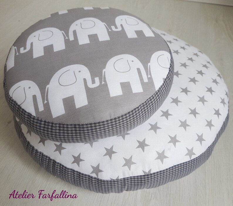 Large floor cushion seat cushion Elephant Star GRA