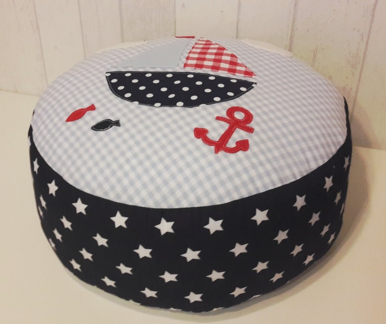 Sweet Bottom cushion seat cushion 40 cm sailboat anchor Maritim