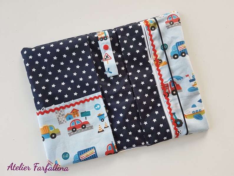 Diaper bag changing bag navy blue Star