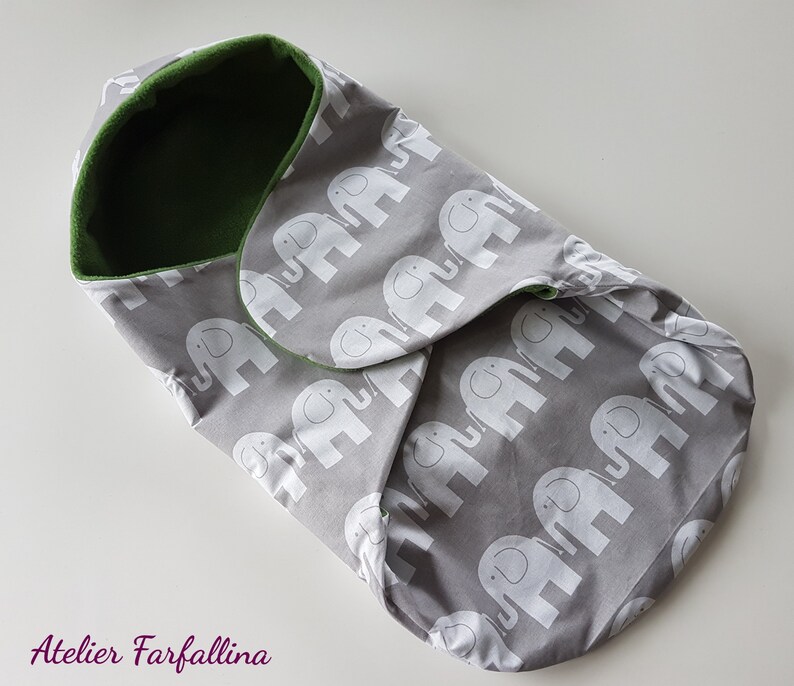 Impact blanket for baby seatPuckdecke Elephant
