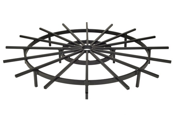 36 Inch Ship S Wheel Grate For Outdoor Fire Pit Etsy