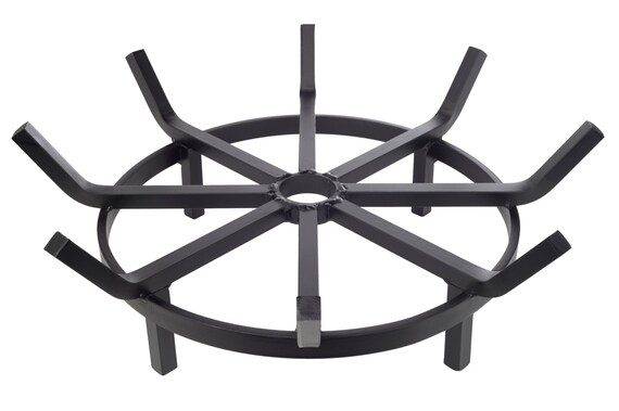 Super Heavy Duty 24 Inch Wagon Wheel Grate For Outdoor Fire Etsy
