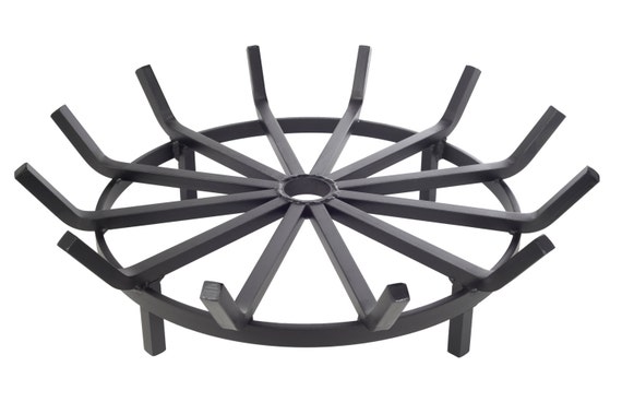 Super Heavy Duty 32 Inch Wagon Wheel Grate For Outdoor Fire Etsy