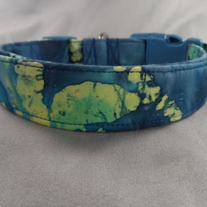 Dog Days Blue Batik Collar