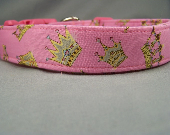 Pretty Pink Princess Dog Collar Etsy