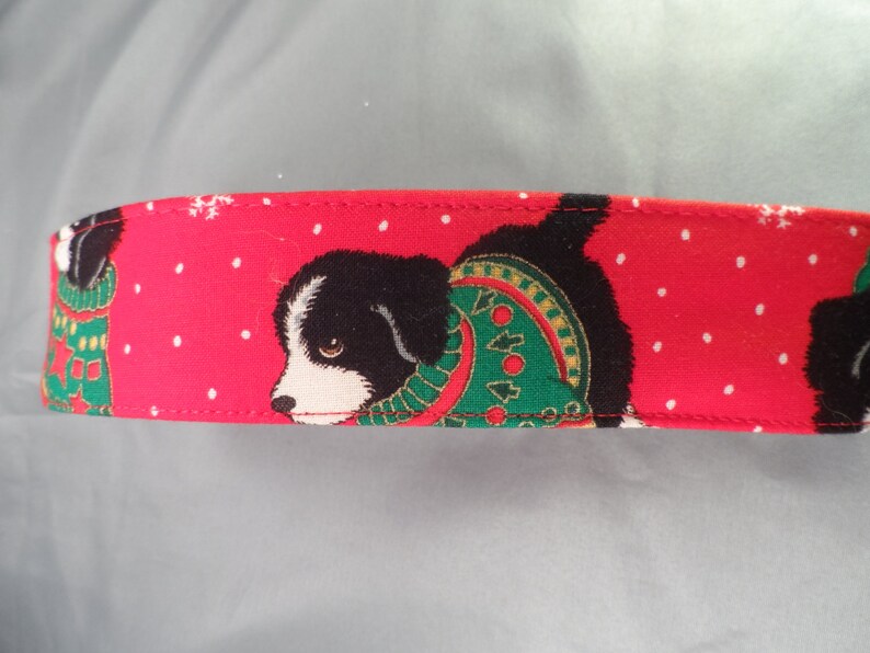 Wide Christmas Dog Collar 1.5 inch wide Christmas Dog Collar Etsy