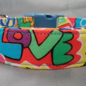 Collar de perro Peace and Puppy Love
