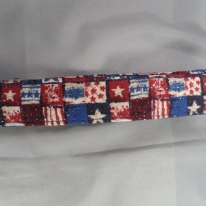 Red White and Blue American Patriotic Dog Collar image 2