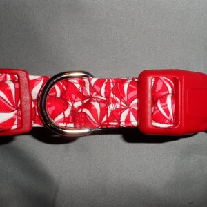 Candy Peppermint Christmas Dog Collar image 4