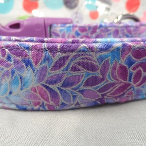 Pretty Petals, Purple Girl Dog Collar