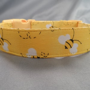 Bumble Bees on Yellow Dog Collar