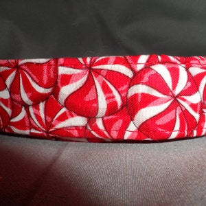 Candy Peppermint Christmas Dog Collar image 2