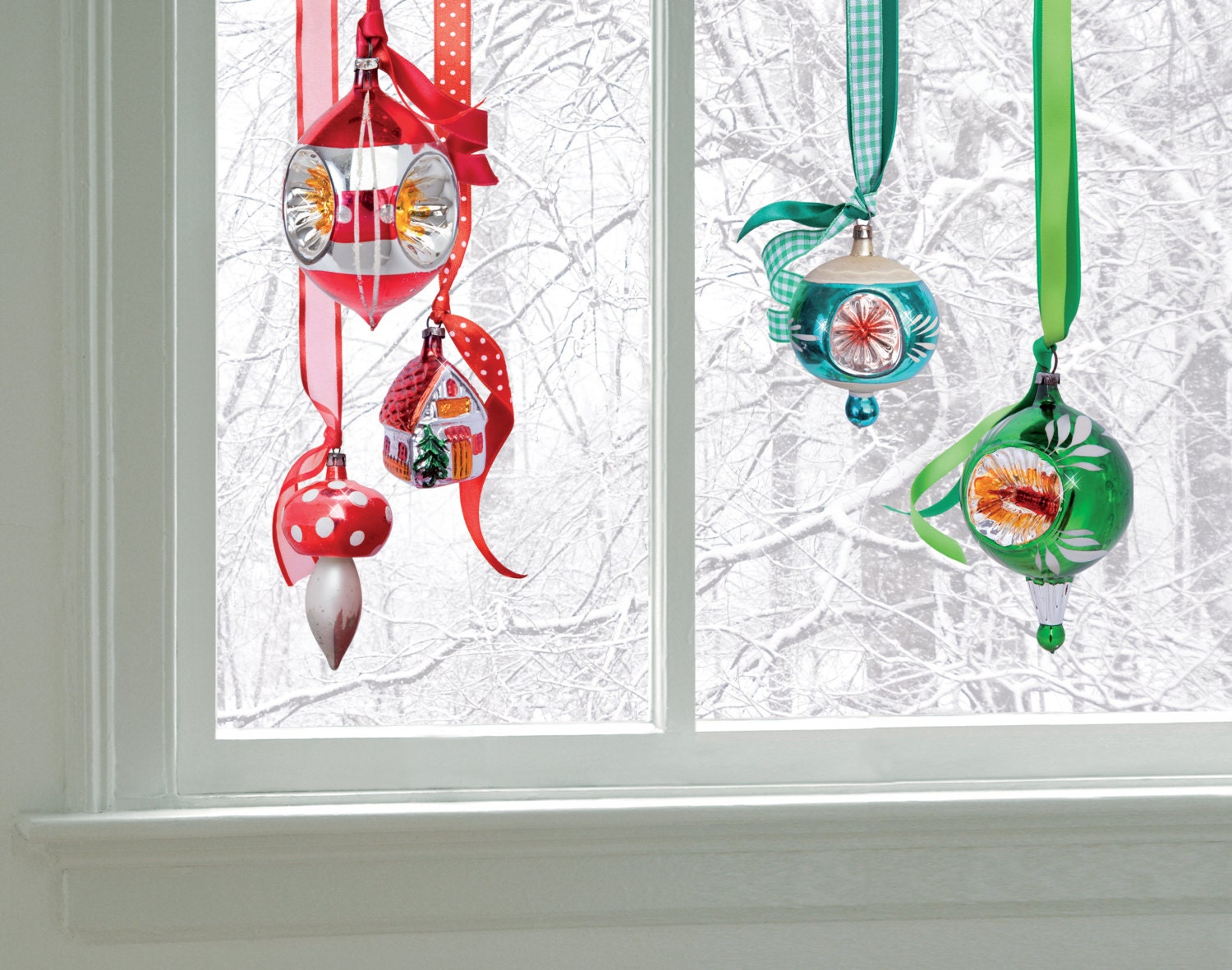 2 Sheets / Christmas Window Decals self Adhesive Xmas Etsy