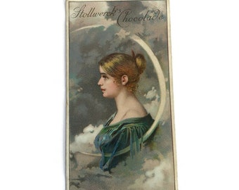 RESERVED FOR ADRIENNE      Vintage German Advertising Trade Card - Stollwerck Chocolade -