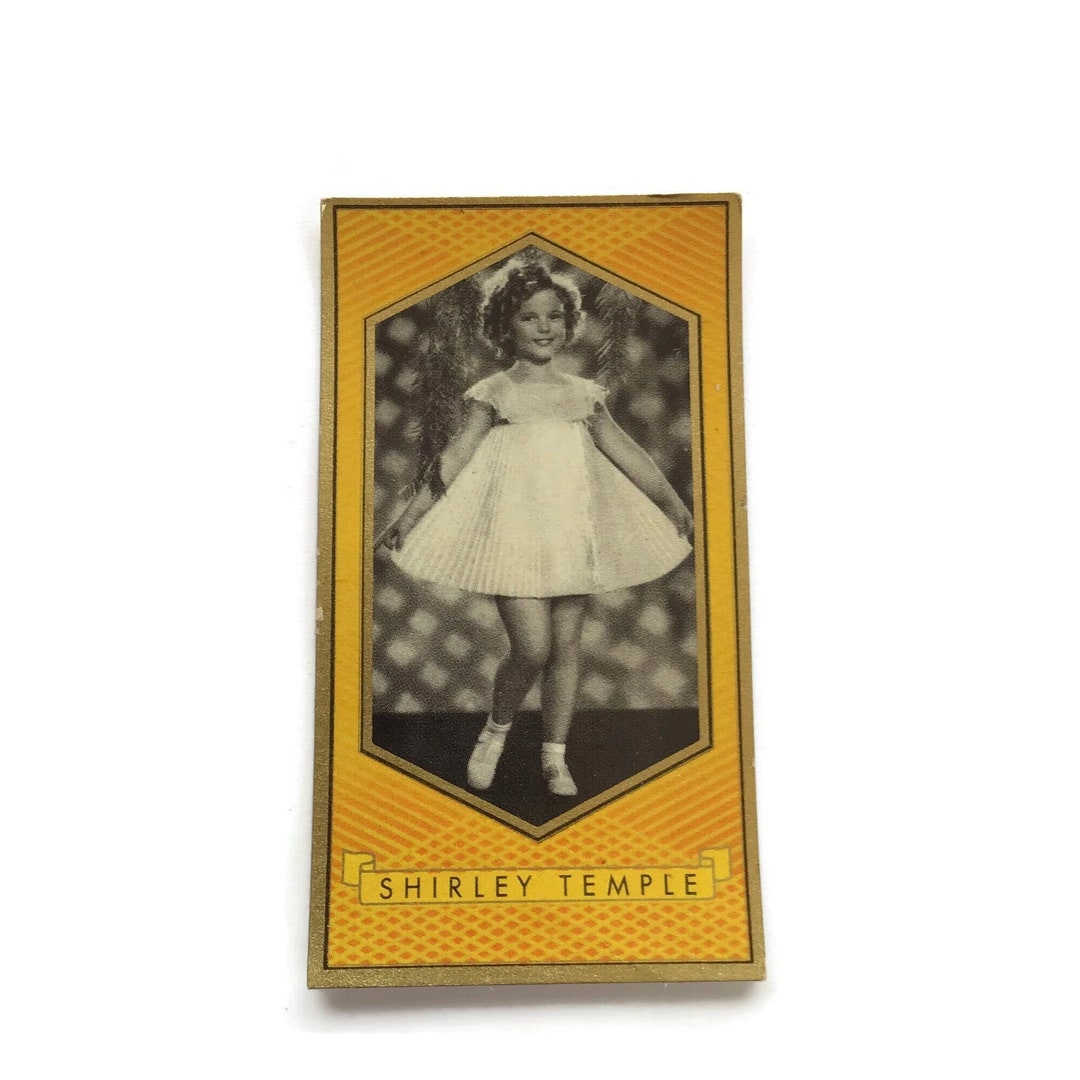 Shirley Temple, Movie Film Stars, Actress, German Cigarette Card - Etsy