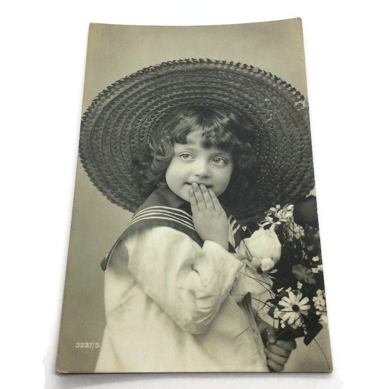 Vintage Boy Postcard Kids Children Postcard,
