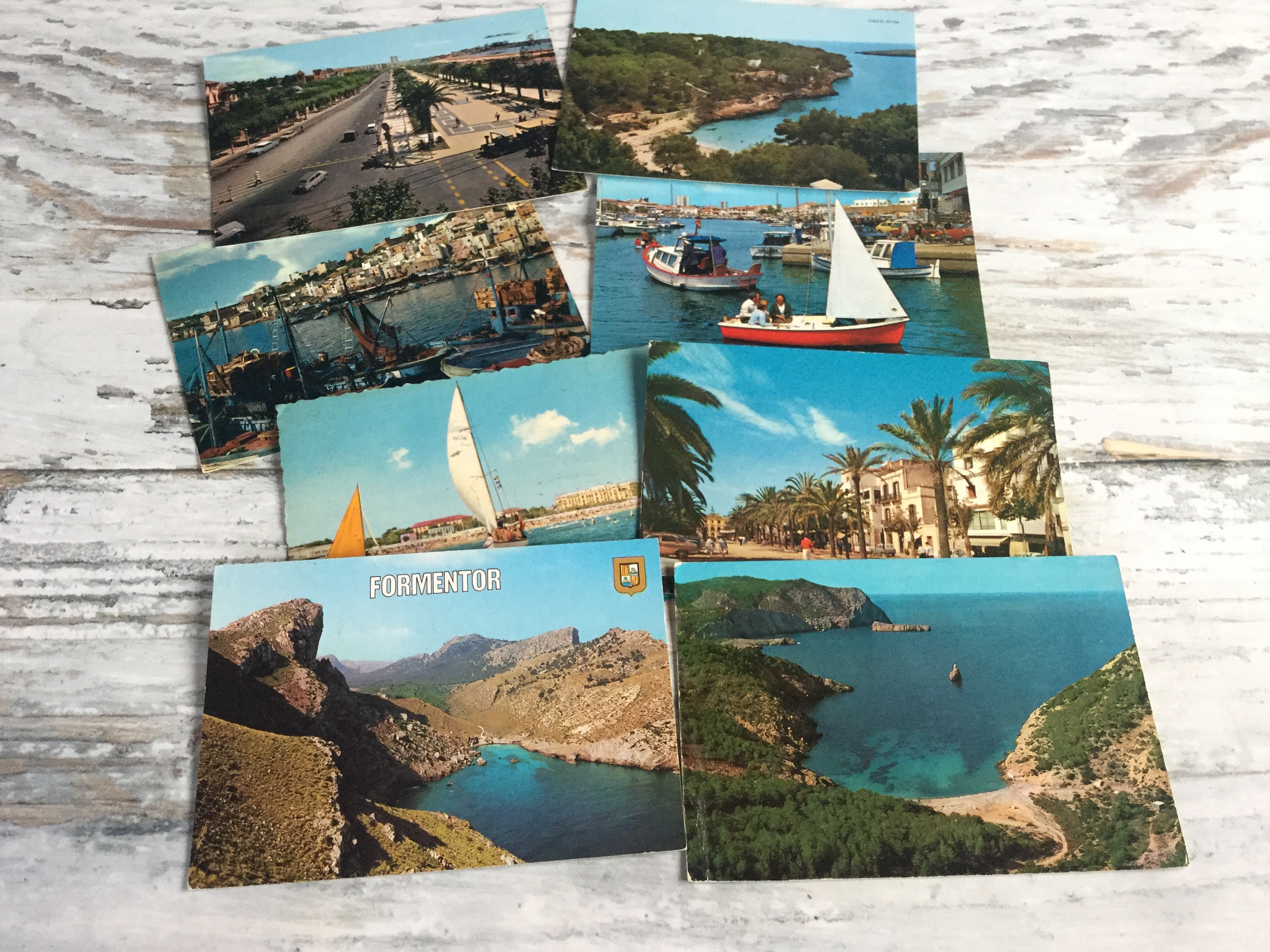 Vintage Lot of 8 European Postcards Souvenir Postcards Etsy