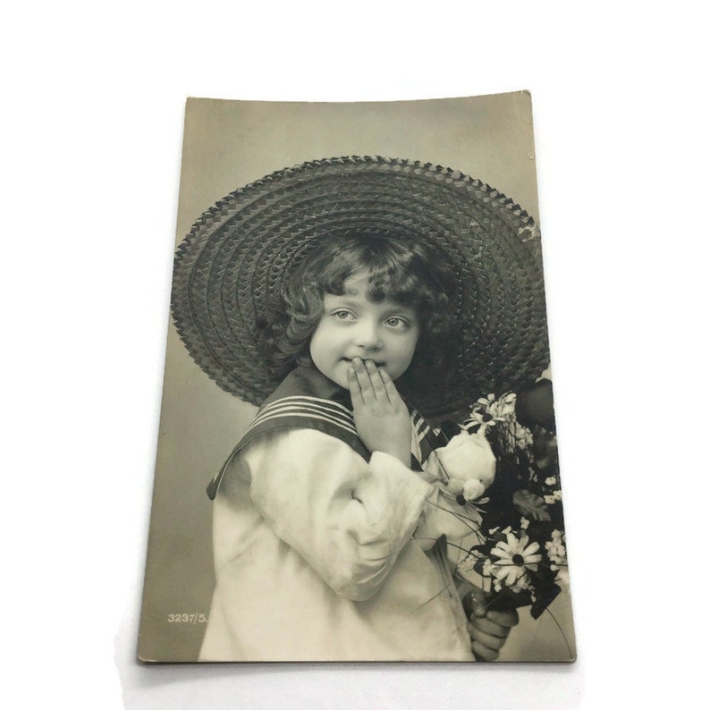 Vintage Boy Postcard Kids Children Postcard,