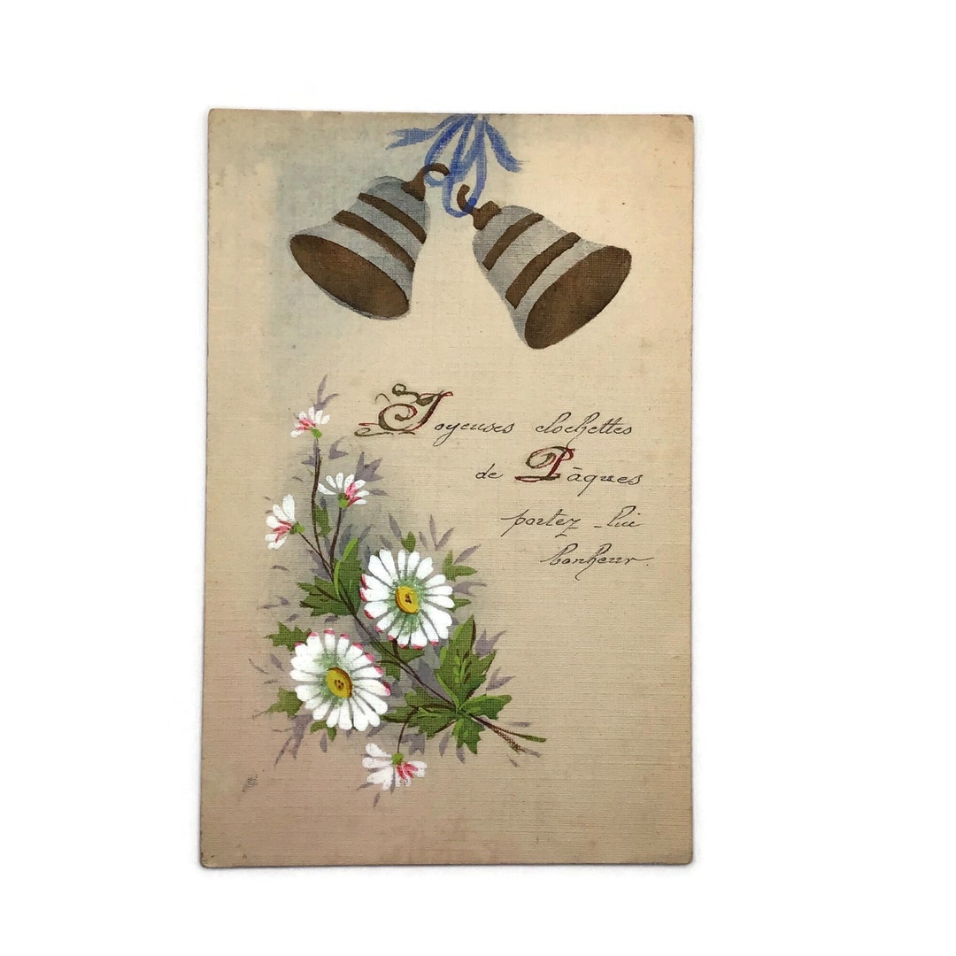 Unique Vintage Hand Painted Postcard Artist Illustrated Card Etsy